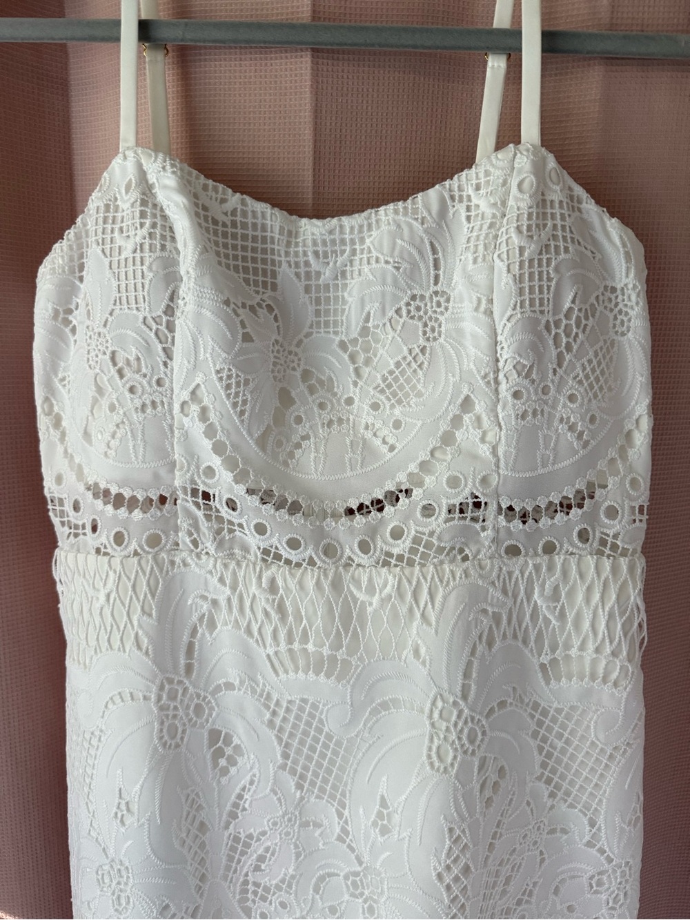 Lilly Pulitzer White Lace Spaghetti-Strap Dress - Picture 2 of 9